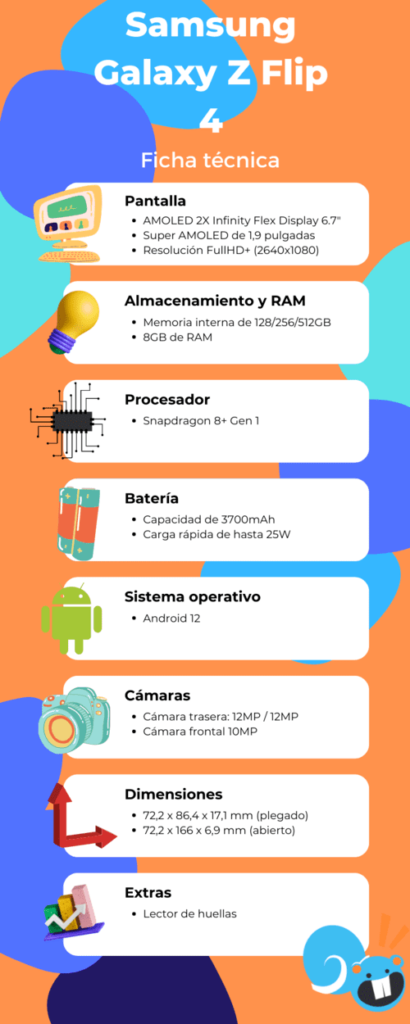 Ficha técnica Samsung Galaxy Z Flip 4