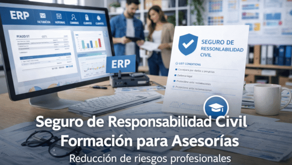 Seguro de responsabilidad civil y formación para asesorías
