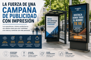 Expositores y tótems publicitarios para campañas de alto impacto